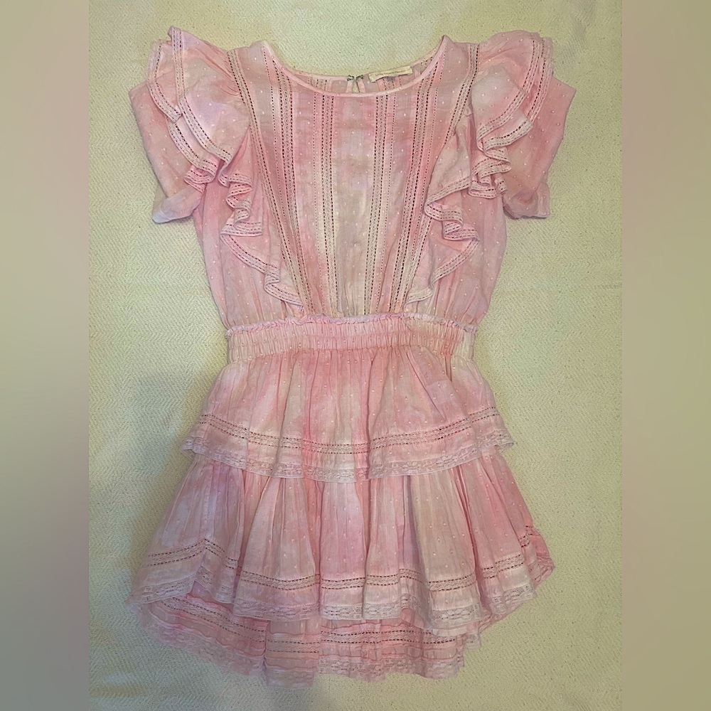loveshackfancy natasha dress!! in island pink